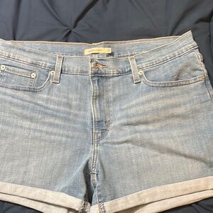 Levi's Classic Blue Denim Shorts